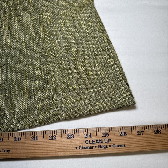 VTG Jones New York Wool Silk Linen Blend Blazer Womens 18W Green Tweed Jacket - Picture 6 of 13
